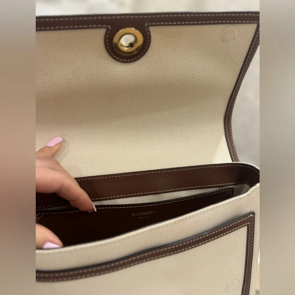 Burberry Canvas and Leather Messenger Bag - Picture 5 of 7